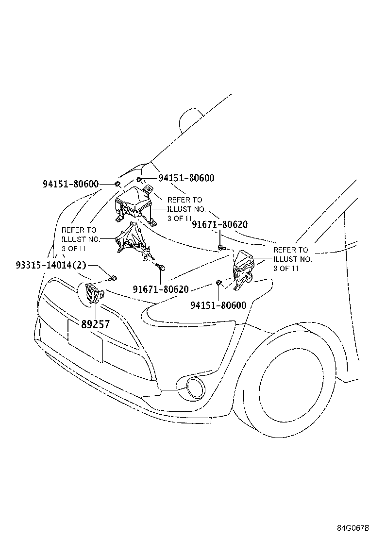 84140-76210 SWITCH ASSY, HEADLAMP DIMMER product image