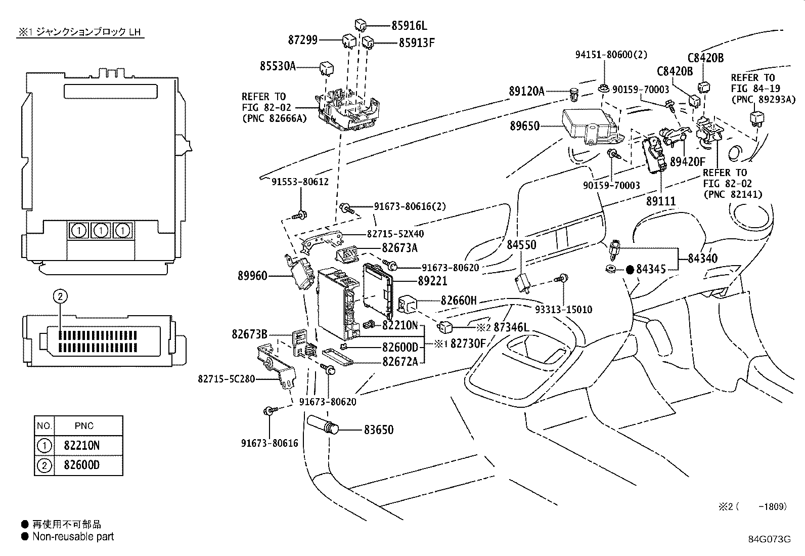 84140-76210 SWITCH ASSY, HEADLAMP DIMMER product image