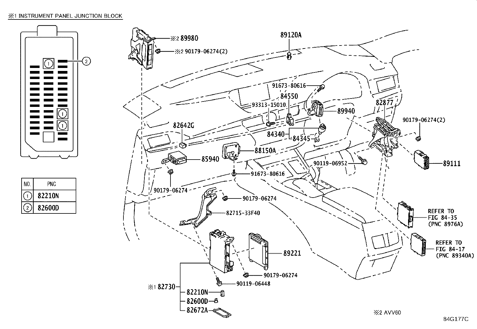 84040-33110 MASTER SWITCH ASSY,MULTIPLEX NETWORK product image