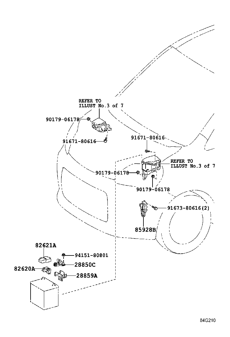 82672-52070 COVER, JUNCTION BLOCK product image