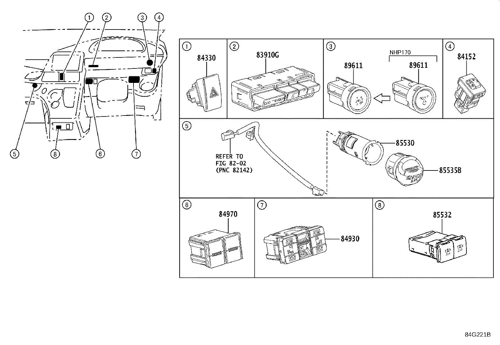 83320-52140 GAGE ASSY, FUEL SENDER product image