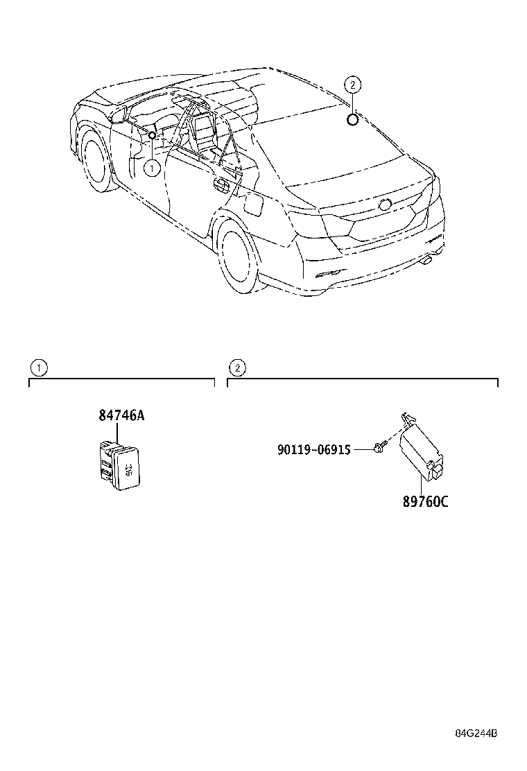 89760-33150 RECEIVER ASSY, TIRE PRESSURE MONITOR product image