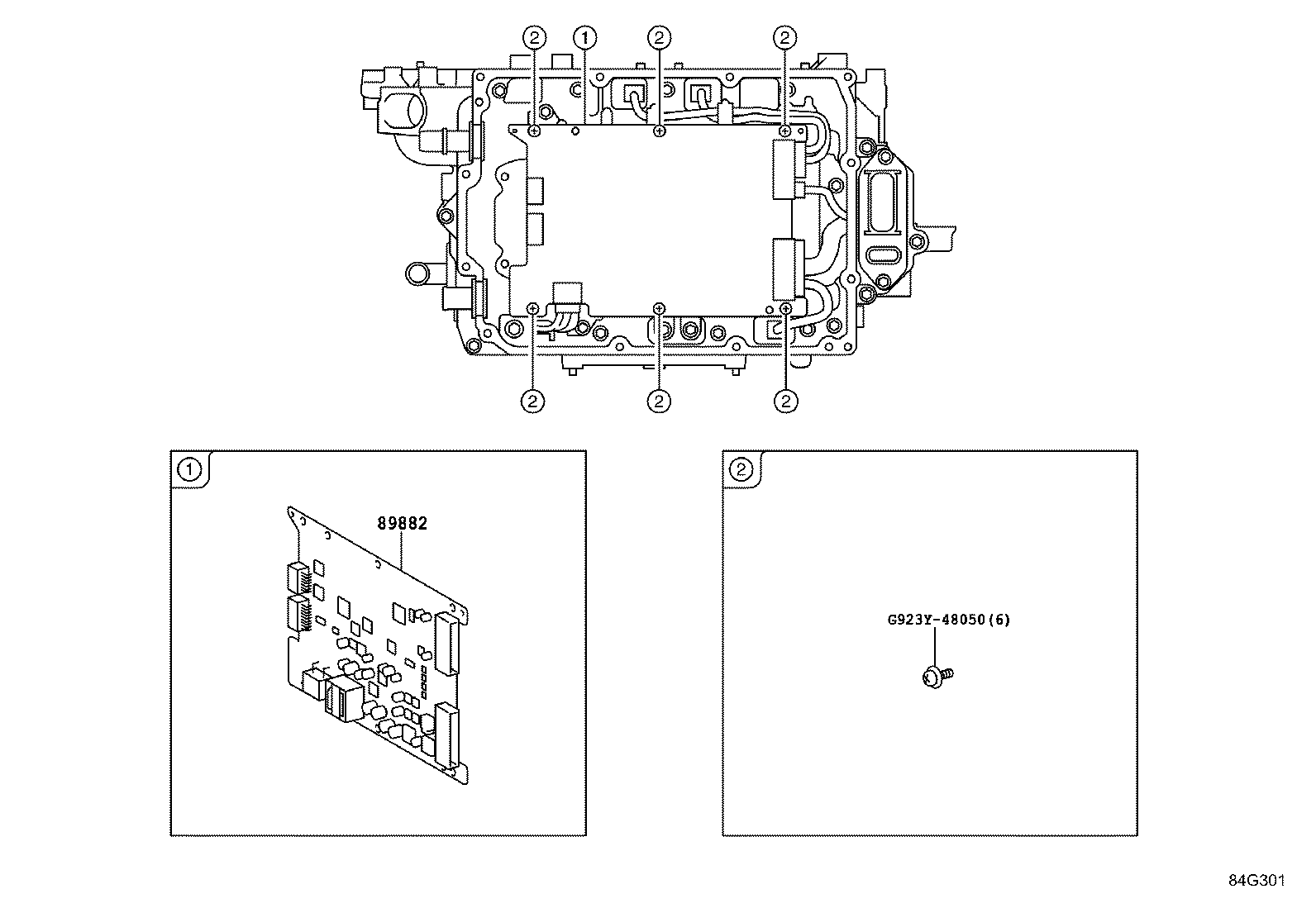 53796-48060 COVER, ENGINE ROOM SIDE, LH NO.2 product image