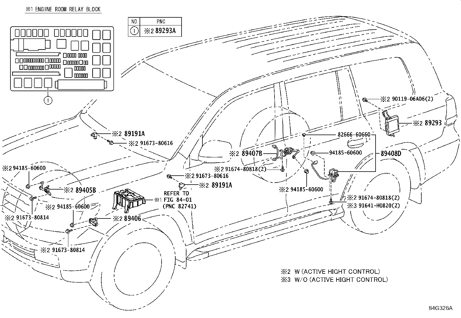 89293-60070 COMPUTER, SUSPENSION CONTROL product image