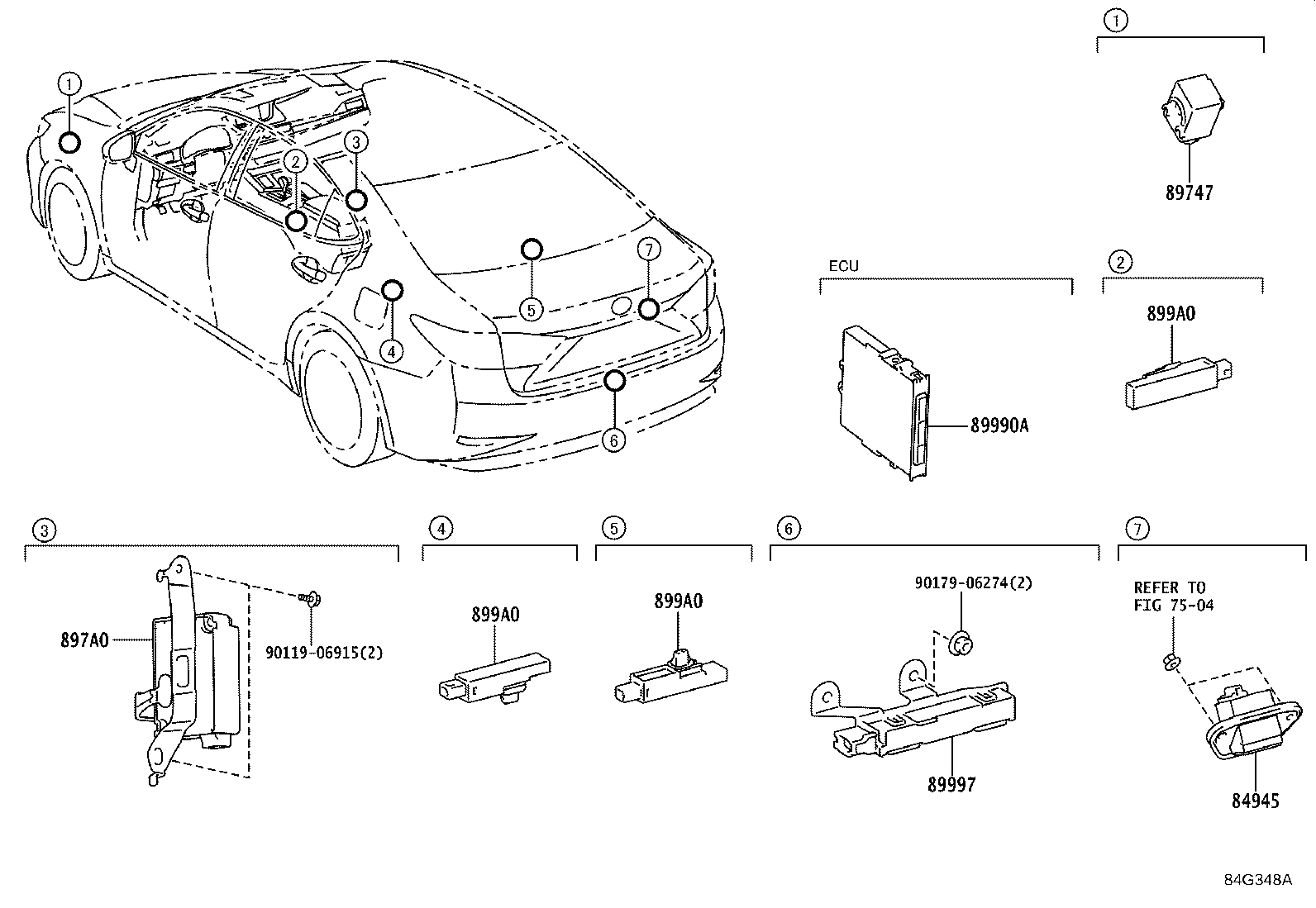 Toyota 89990-0W010 COMPUTER ASSY, SMART KEY