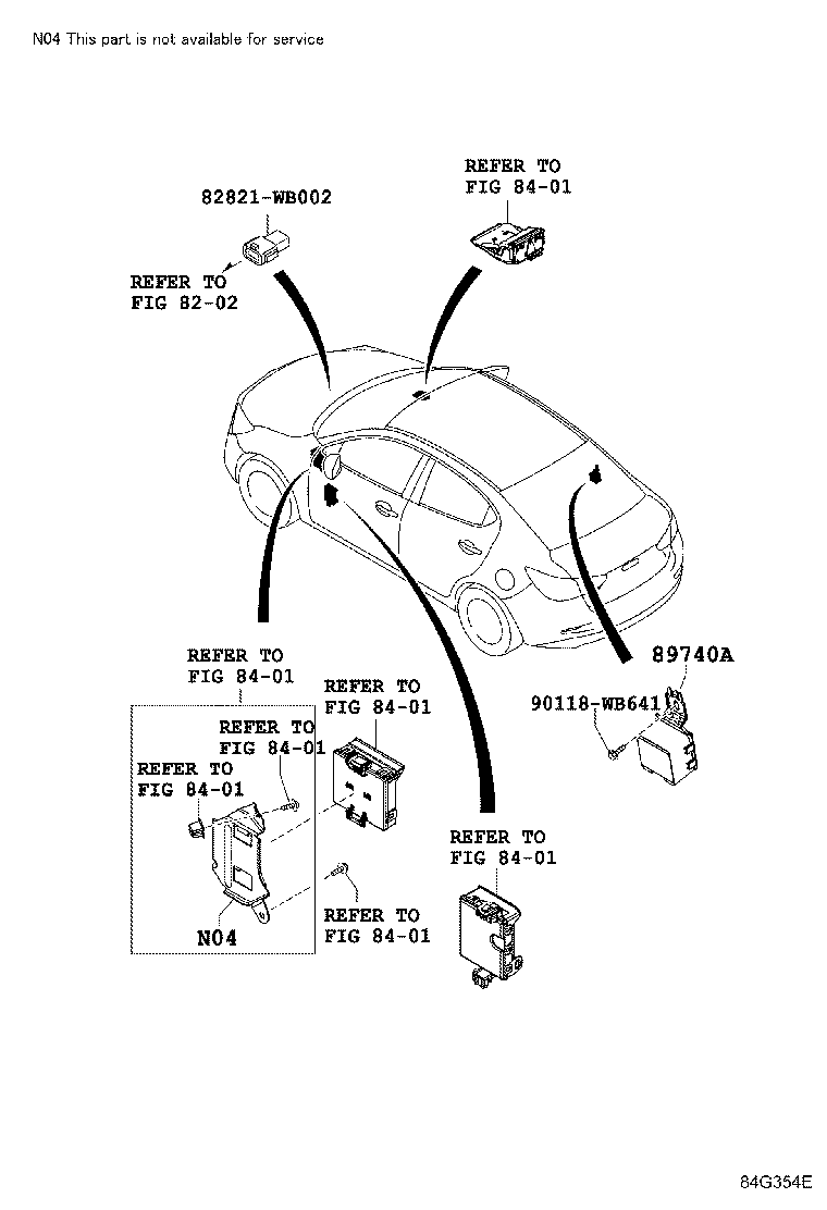 Toyota 89747-WB001 BUZZER, WIRELESS DOOR LOCK