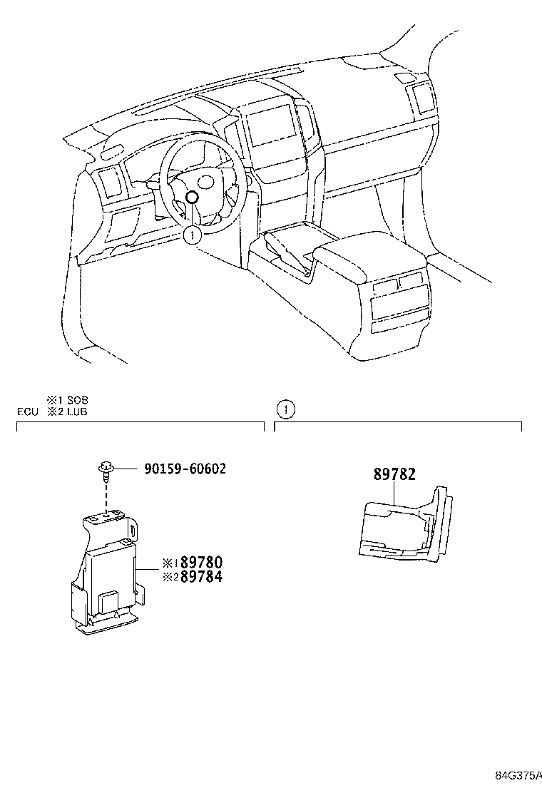 89780-60470 COMPUTER ASSY, TRANSPONDER KEY product image