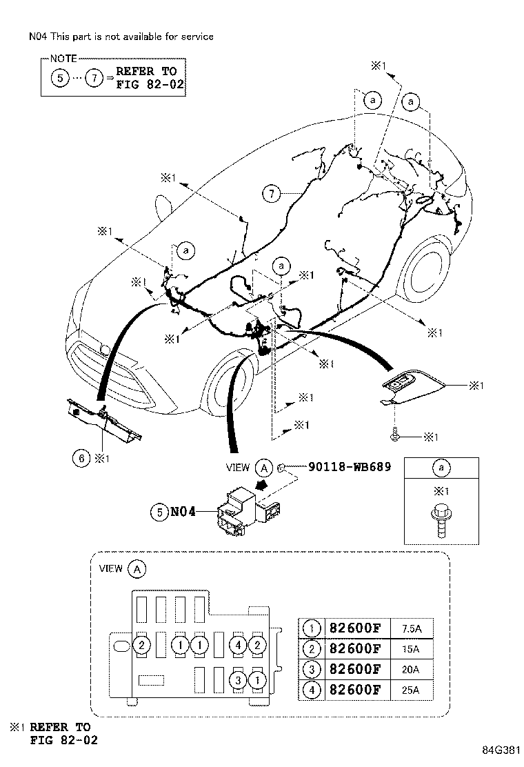 84319-WB008 HOUSING, STEERING WHEEL SWITCH product image
