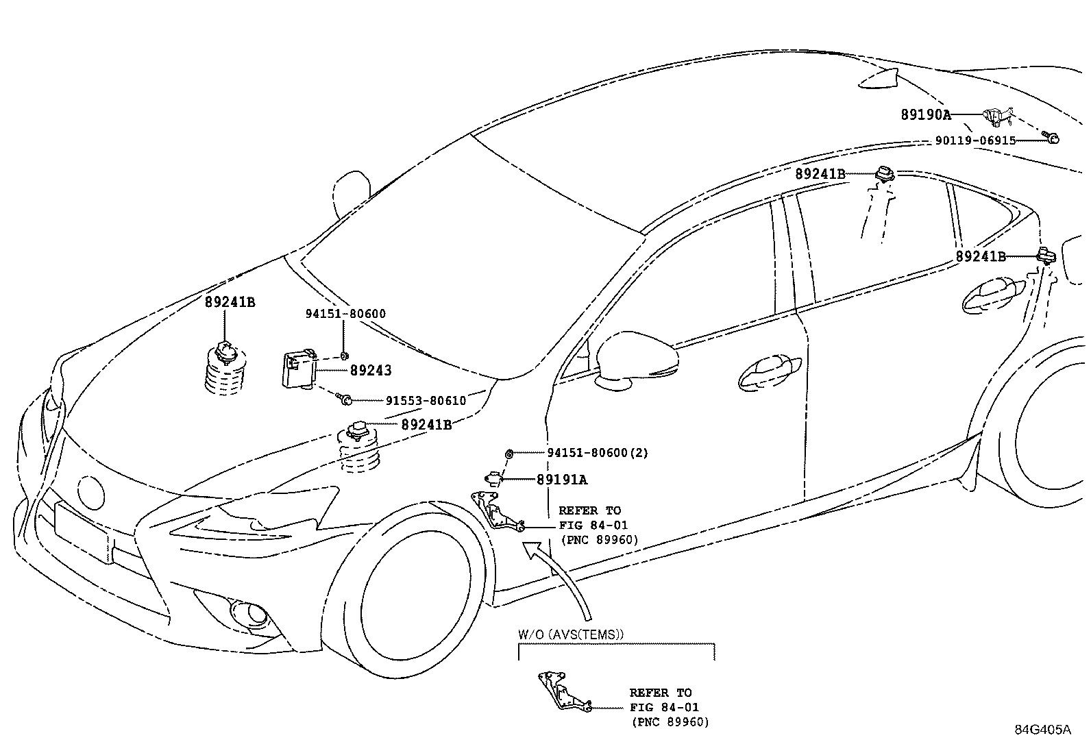 89241-30041 ACTUATOR, ABSORBER CONTROL product image