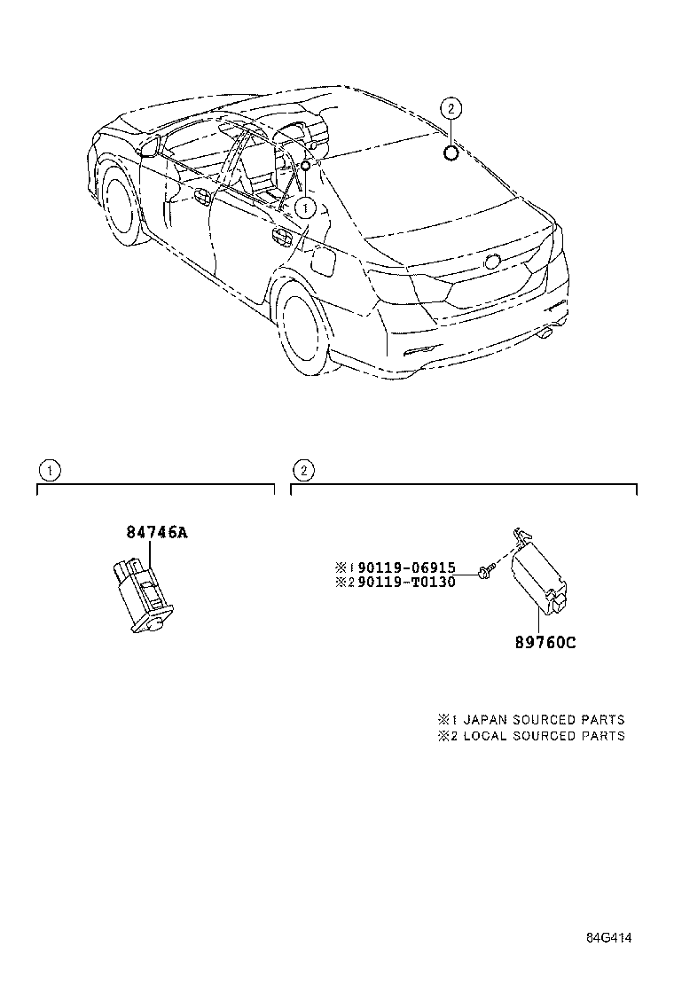 89760-33150 RECEIVER ASSY, TIRE PRESSURE MONITOR product image