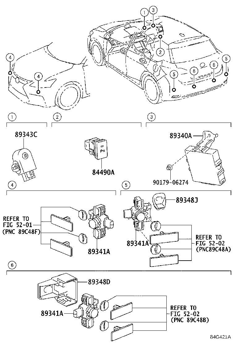 89340-76010 COMPUTER ASSY, CLEARANCE WARNING product image
