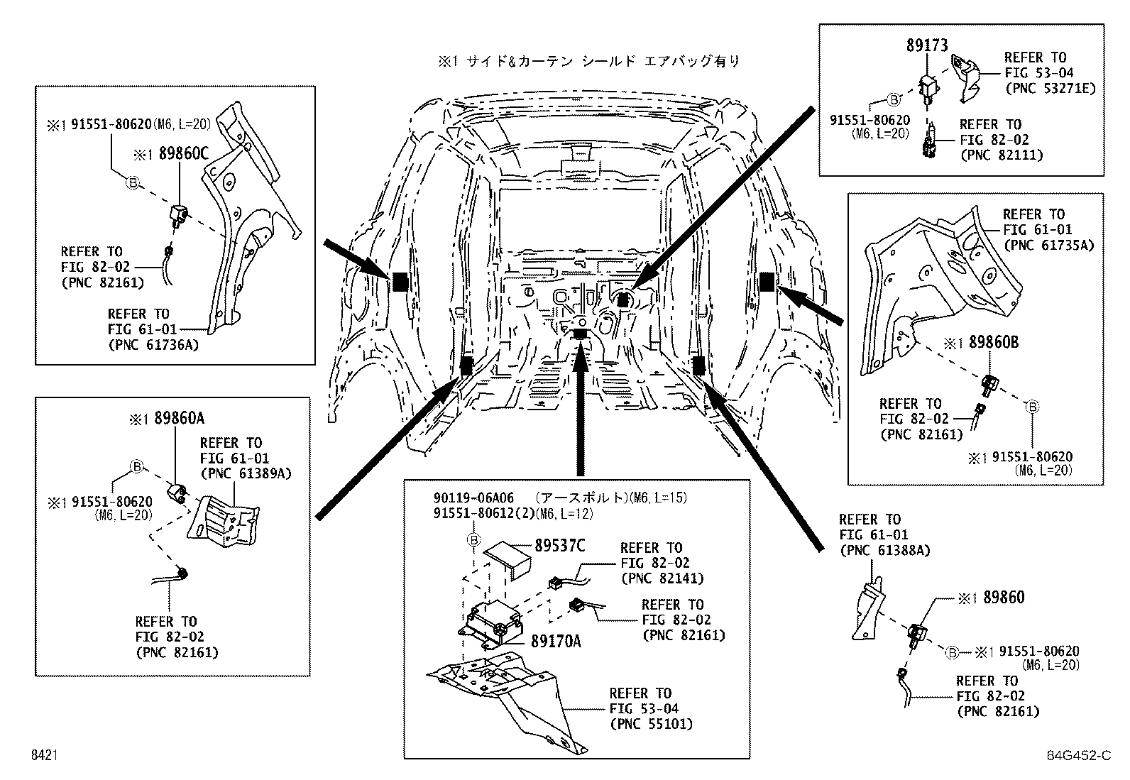 89170-B2C80 COMPUTER ASSY, AIR BAG product image