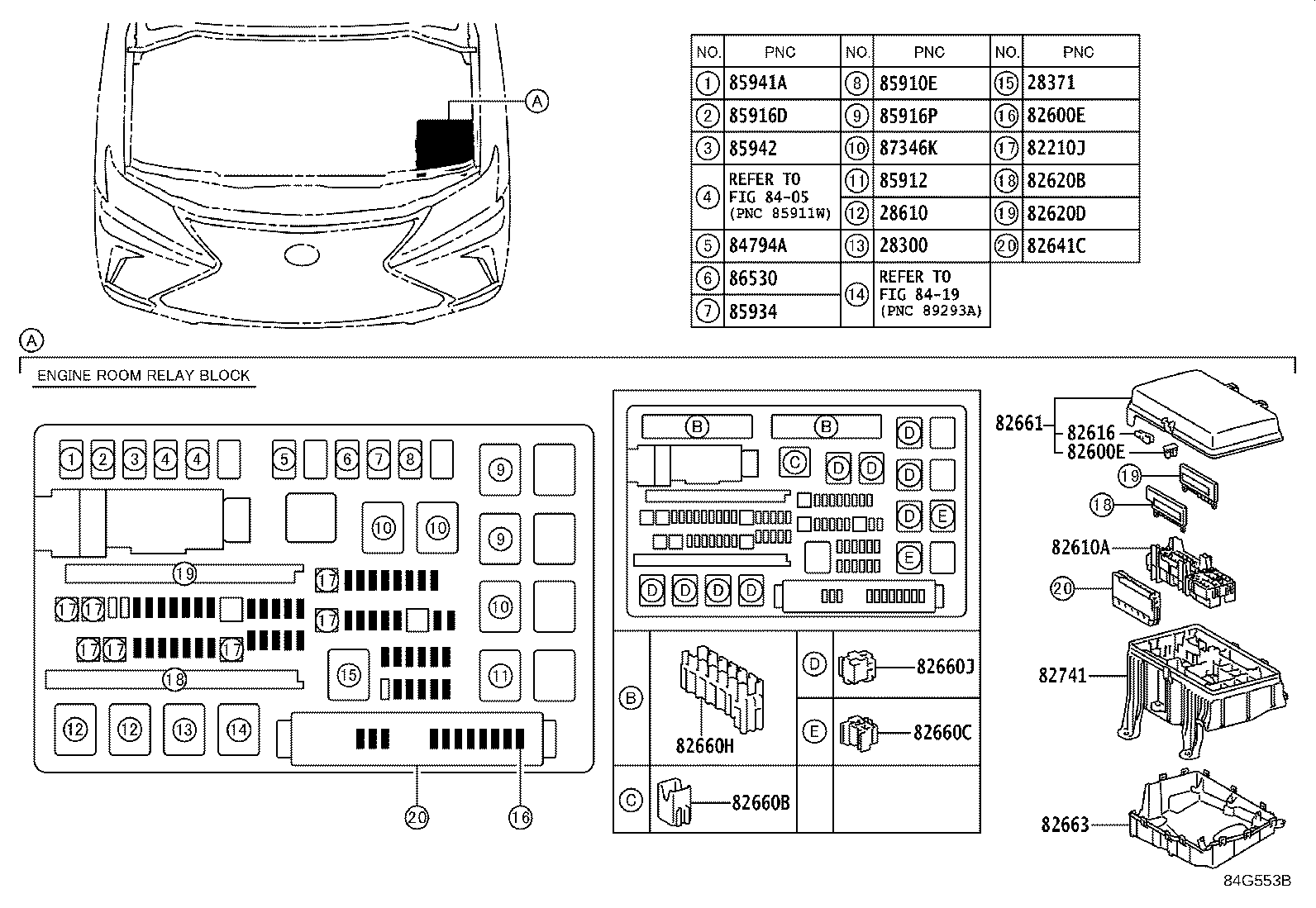 84720-60141 SWITCH ASSY, PATTERN SELECT, NO.1 product image