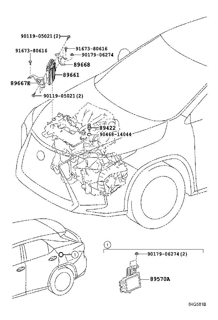 Toyota 89870-48020 DRIVER, INJECTOR