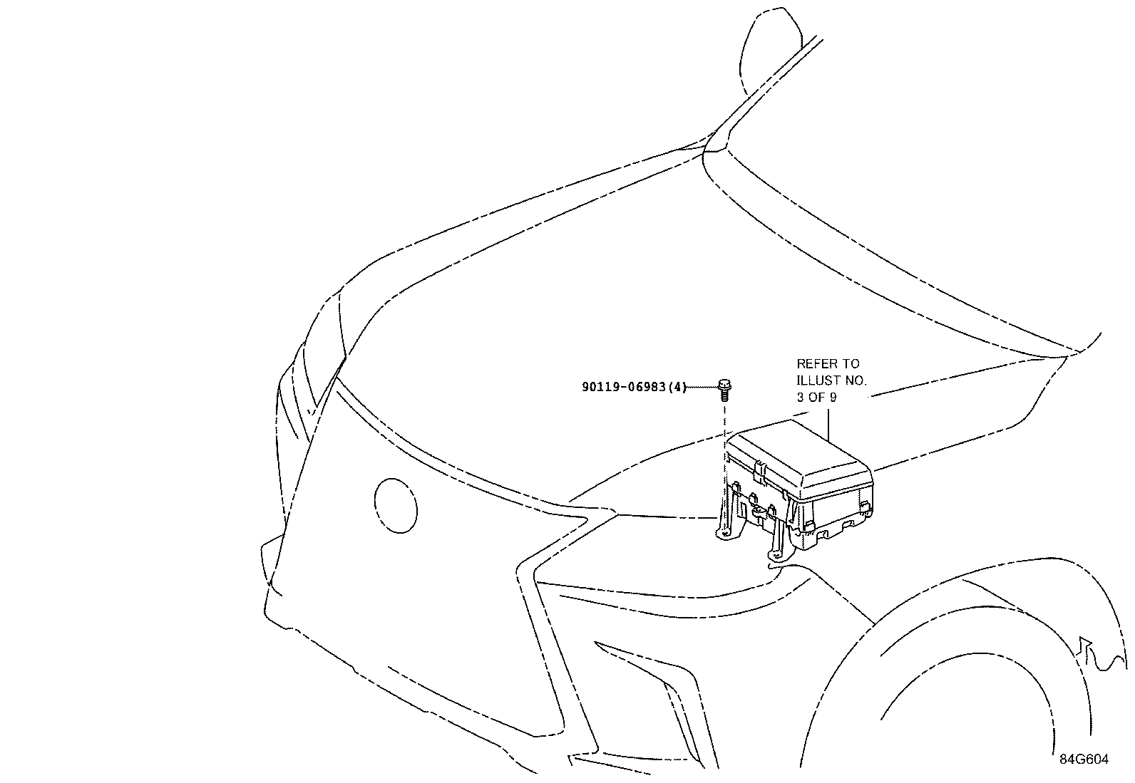 85535-60150 COVER, POWER OUTLET SOCKET, NO.2 product image