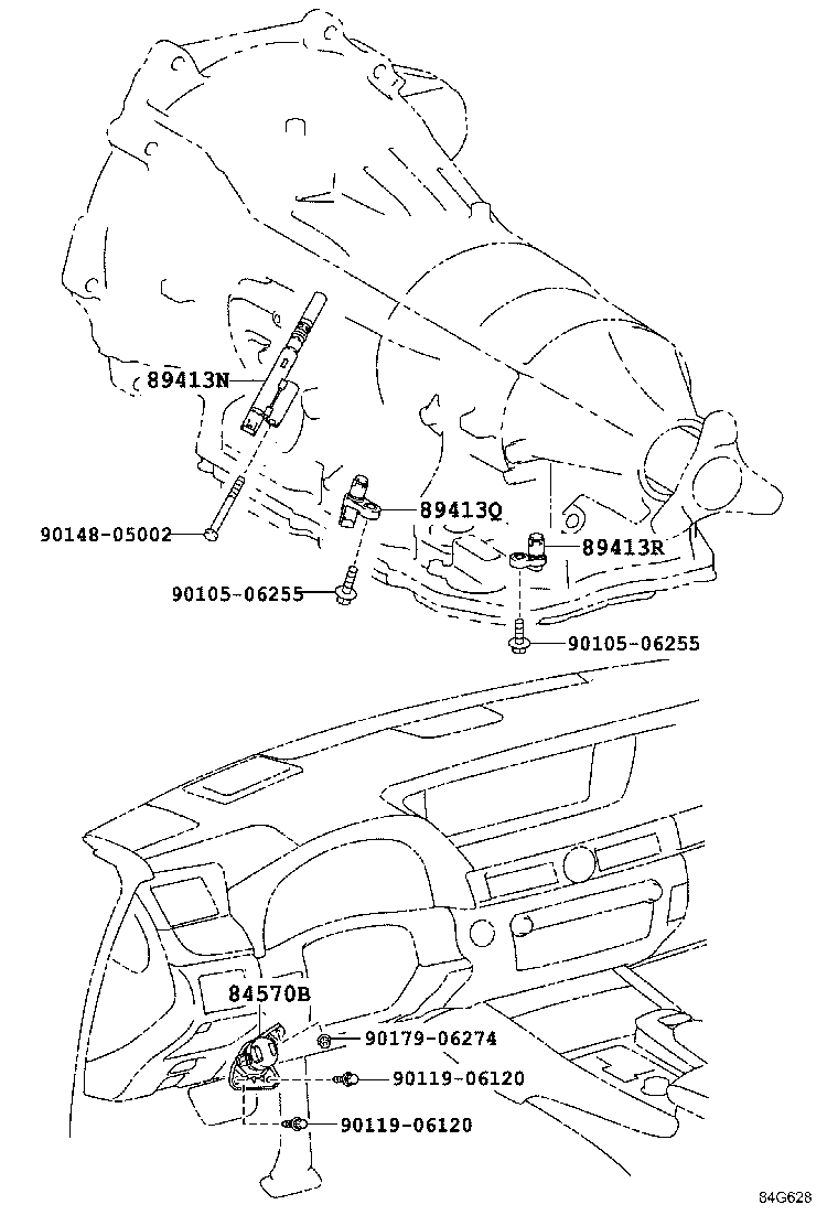 89413-32011 SENSOR, TRANSMISSION REVOLUTION product image