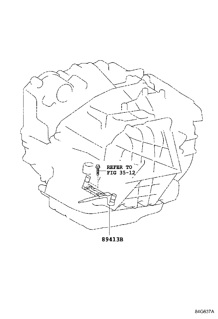 89413-48030 SENSOR, TRANSMISSION REVOLUTION (NC) product image