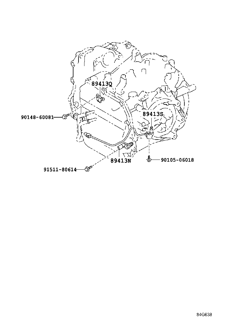 89413-48030 SENSOR, TRANSMISSION REVOLUTION (NC) product image