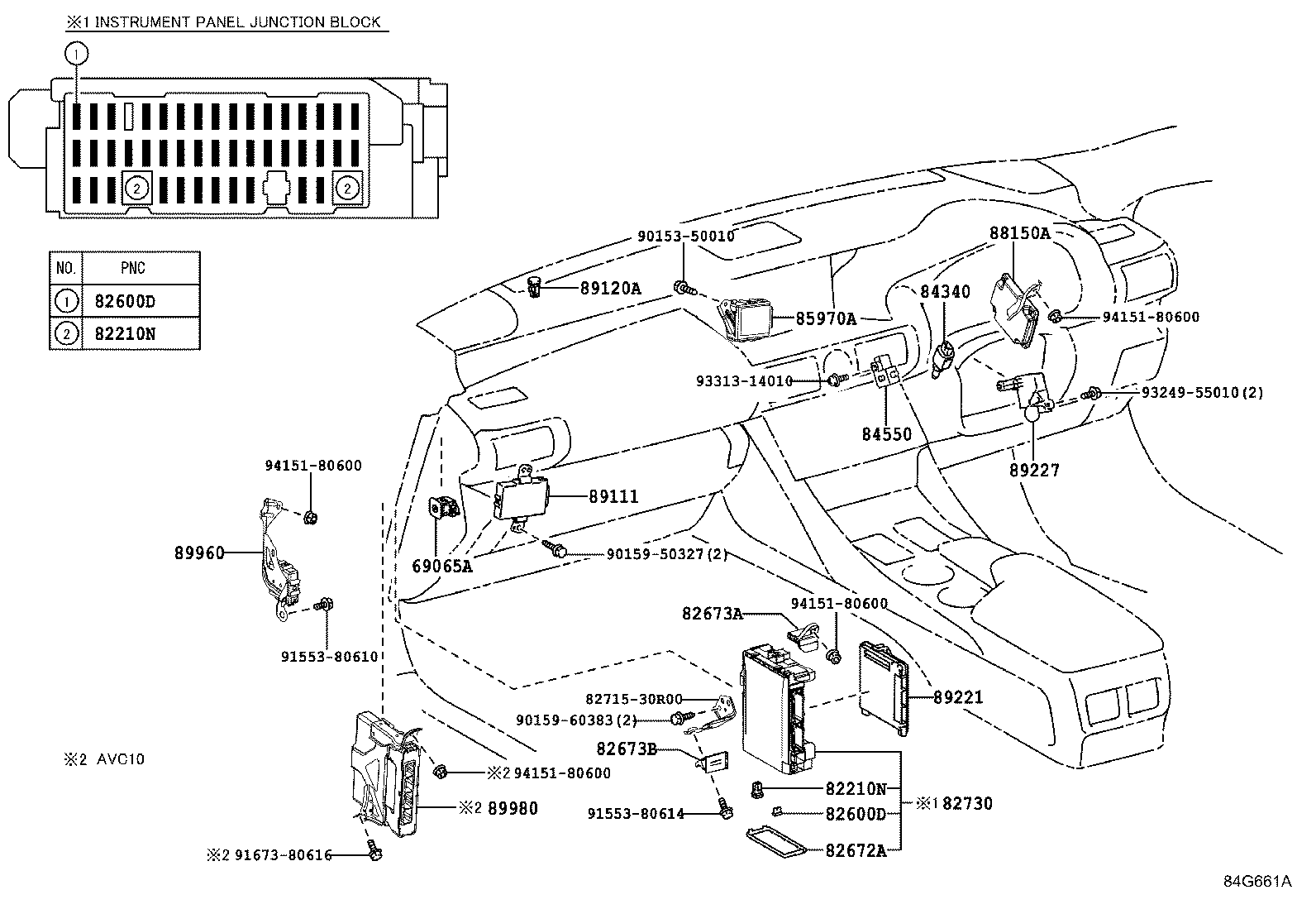 84140-24150 SWITCH ASSY, HEADLAMP DIMMER product image