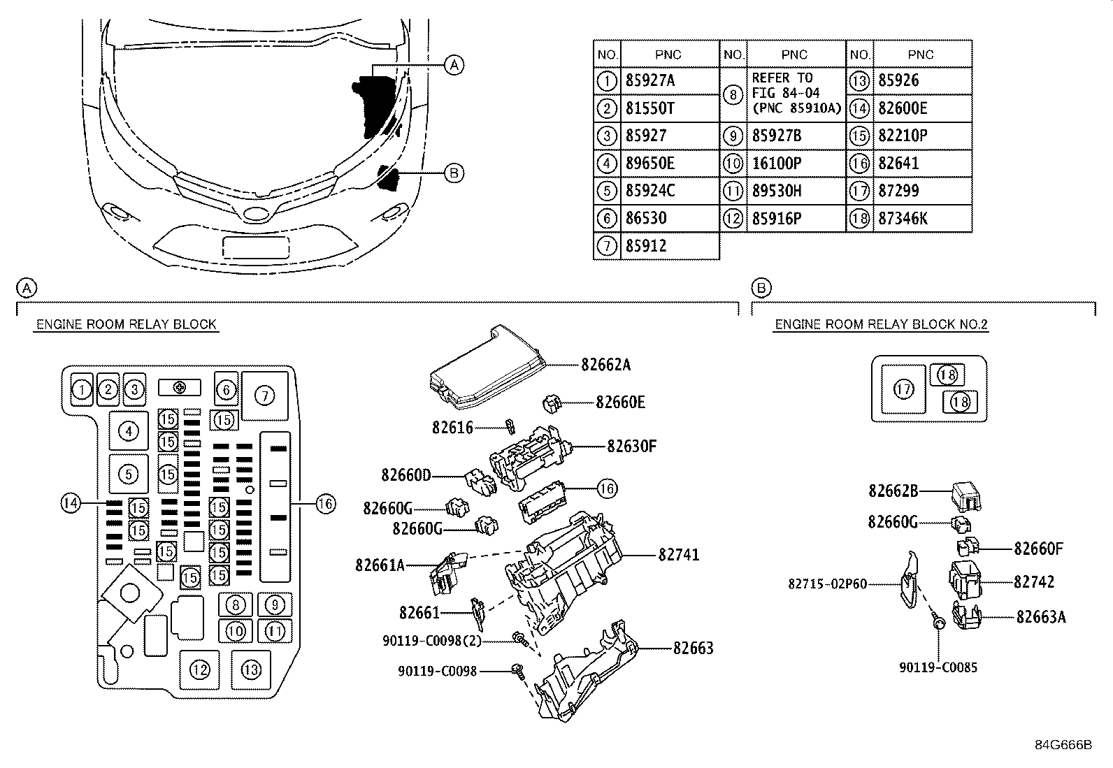 84820-02400 MASTER SWITCH ASSY, POWER WINDOW REGULATOR product image