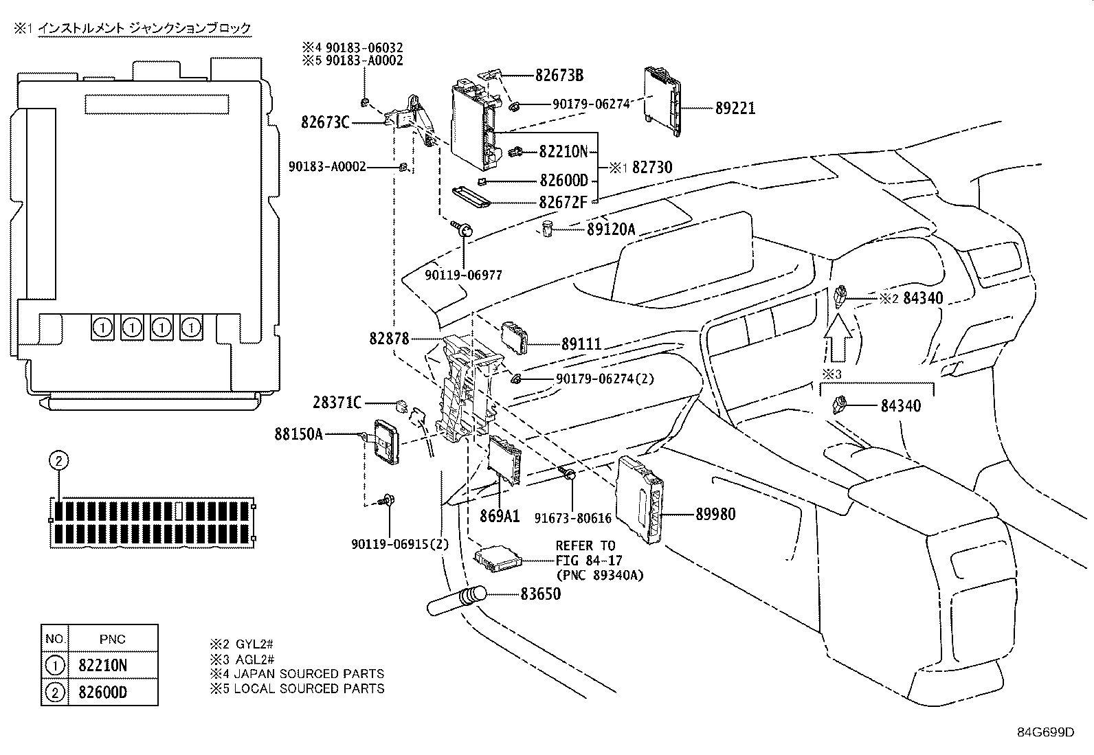 82610-48060 BLOCK ASSY, FUSE product image