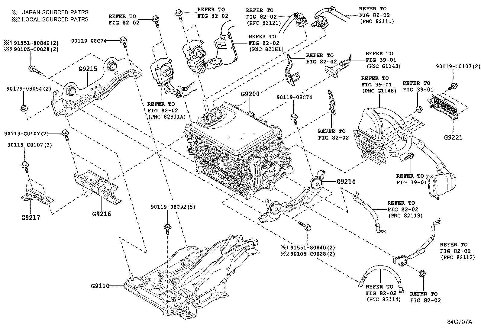 G9215-02040 BRACKET, INVERTER, NO.2 product image
