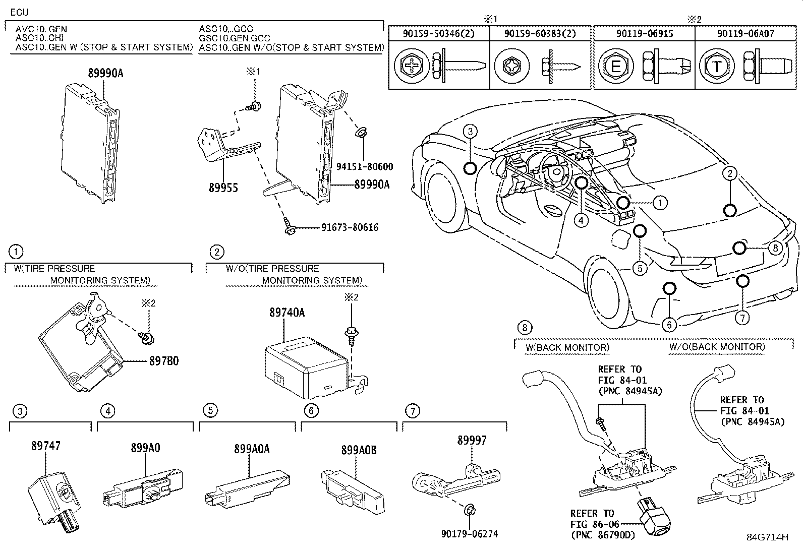 897B0-24010 RECEIVER ASSY, ELECTRICAL KEY & TPMS product image