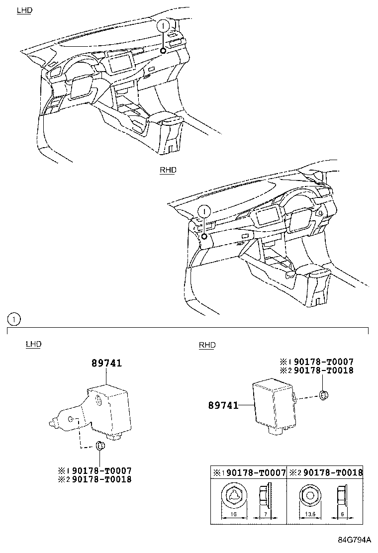 89741-0K080 RECEIVER, DOOR CONTROL product image