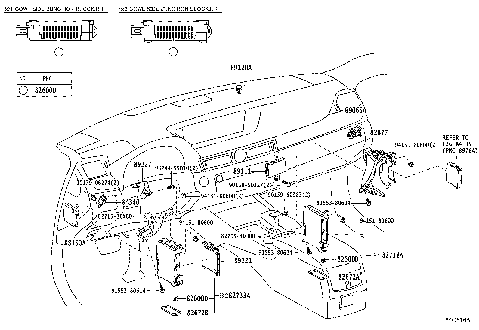 89539-30170 BRACKET, COMPUTER product image