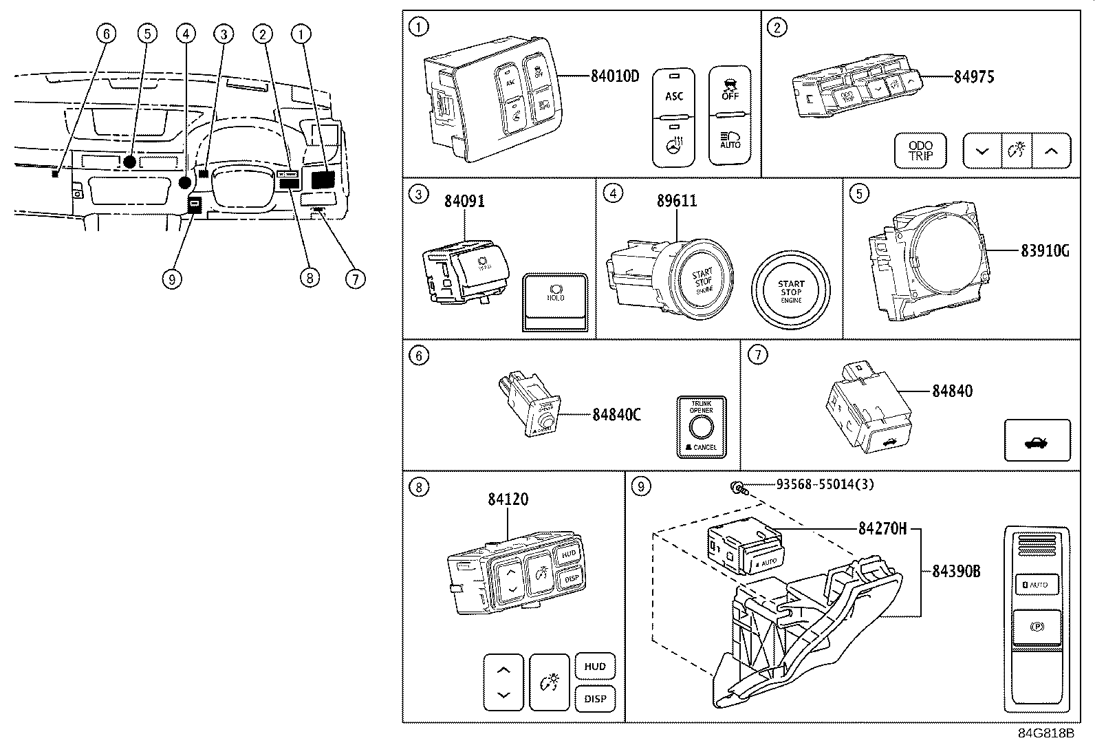 89535-30250 COMPUTER ASSY, TRANSMISSION CONTROL product image