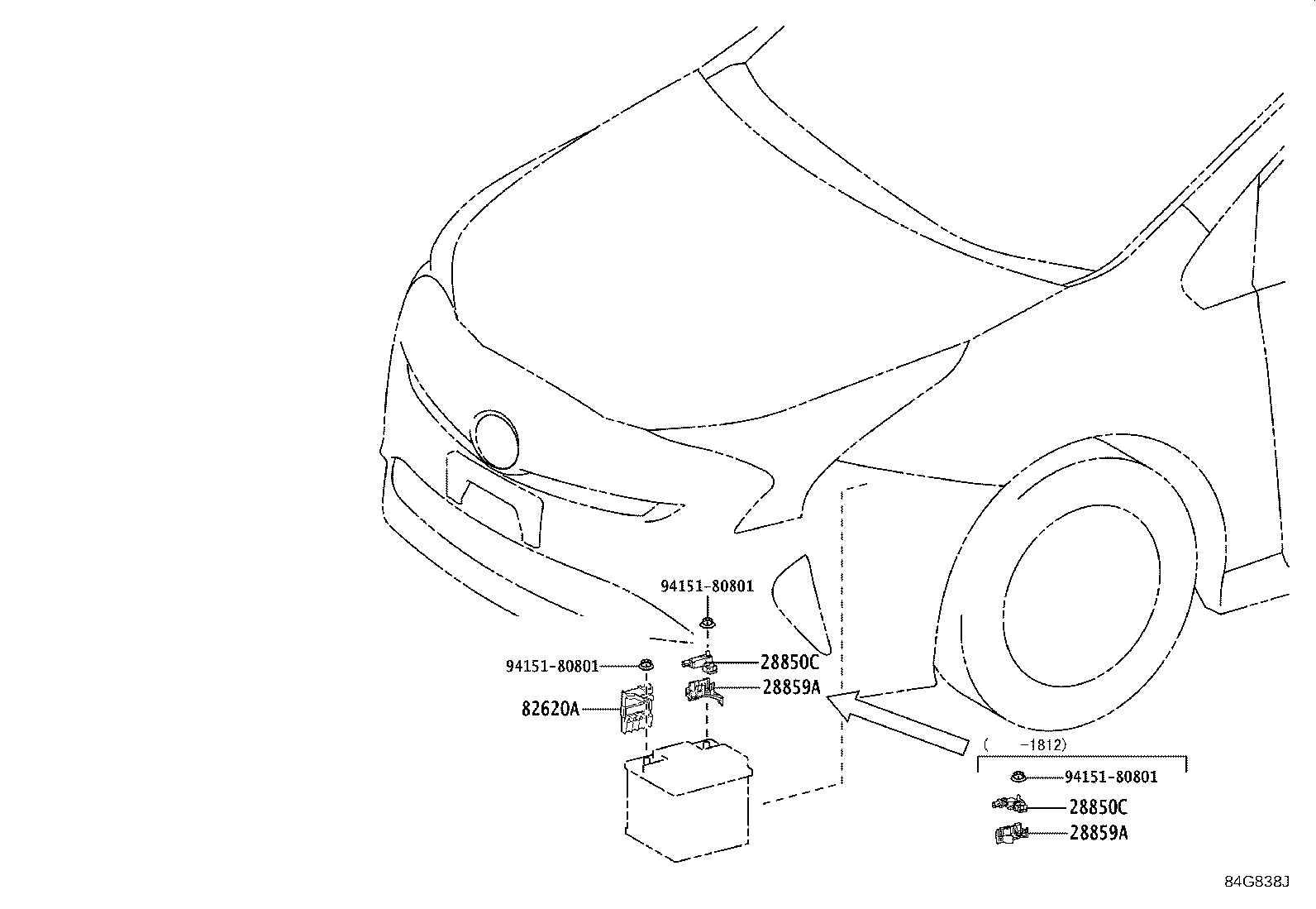 83320-47140 GAGE ASSY, FUEL SENDER product image