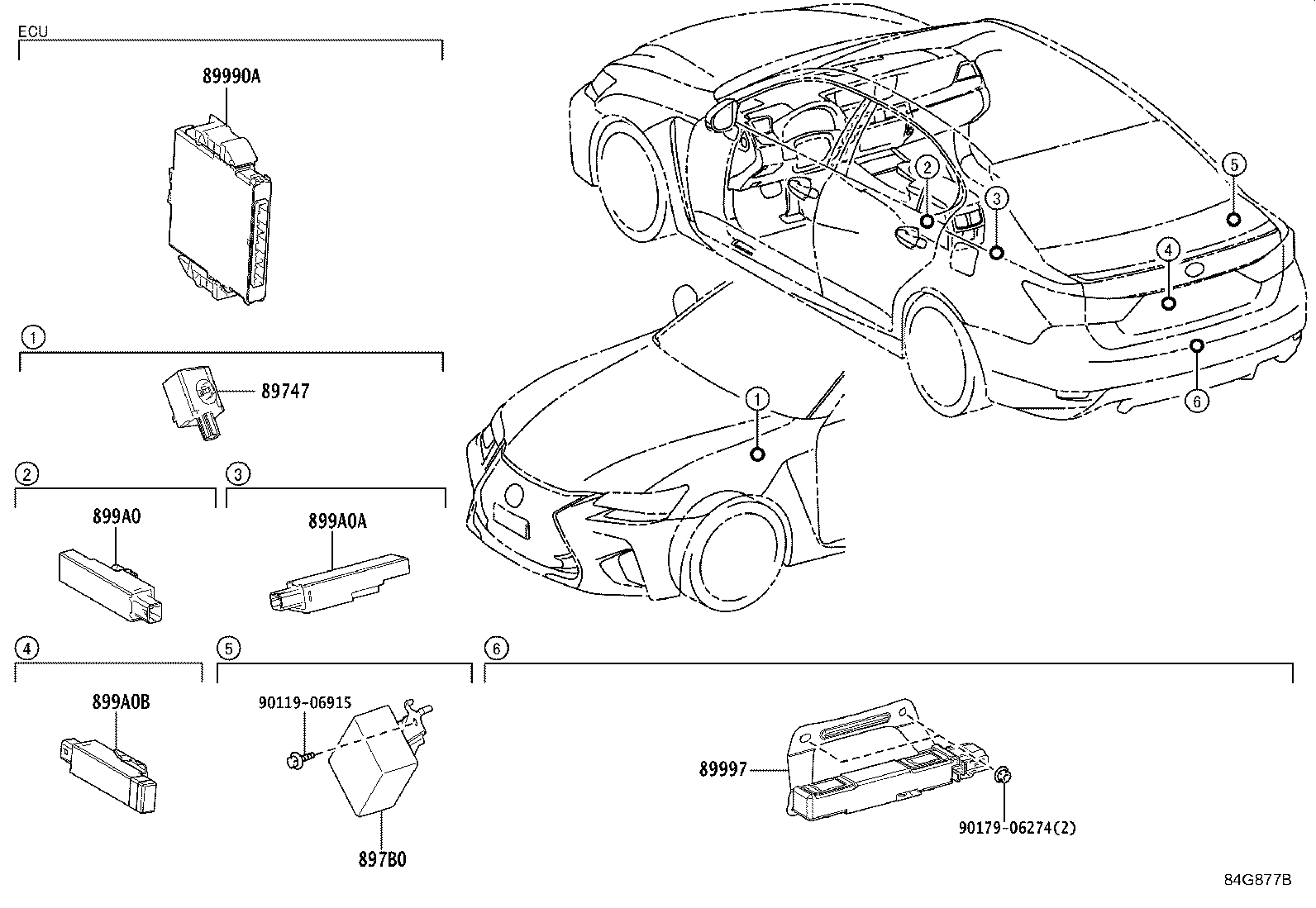 Toyota 89990-30592 COMPUTER ASSY, SMART KEY
