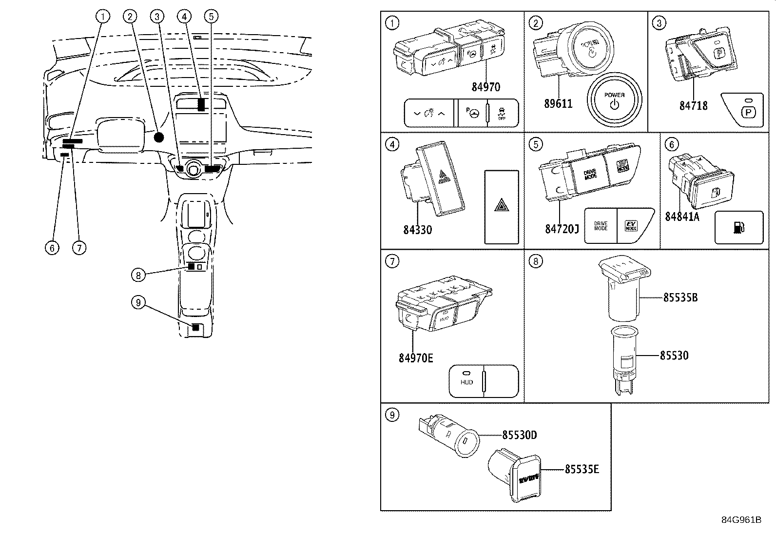 84308-47070 CABLE SUB-ASSY, SPIRAL product image