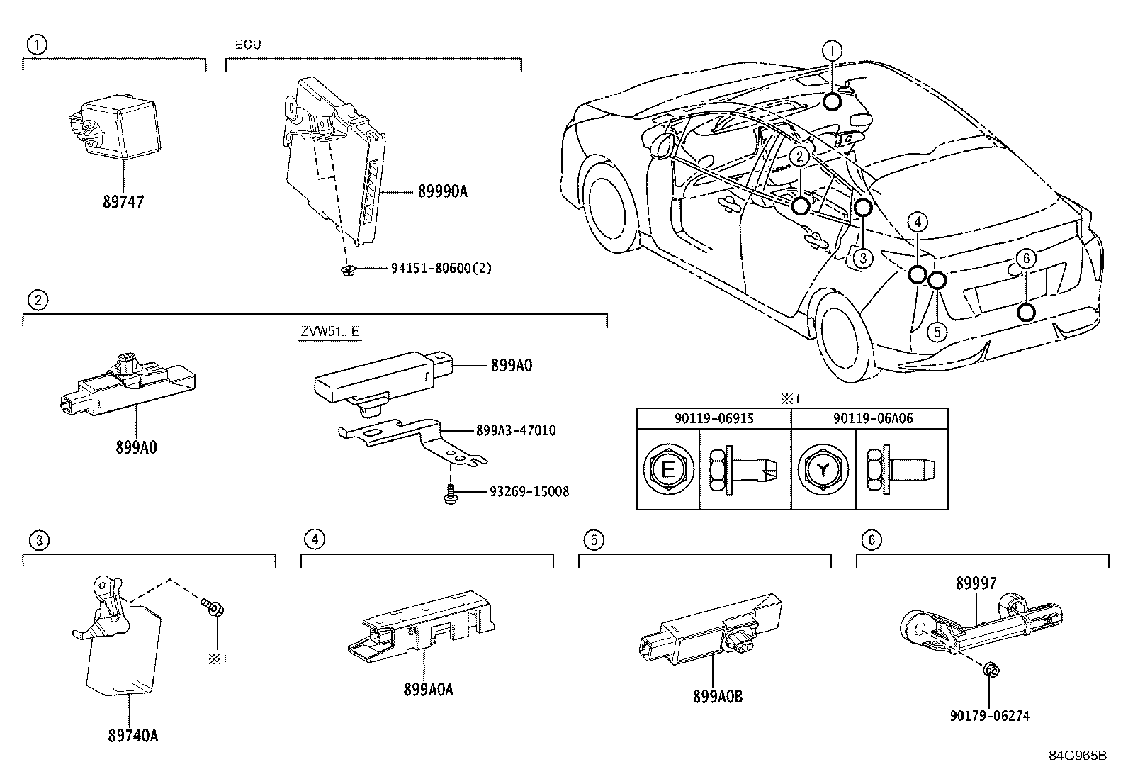 89740-47010 RECEIVER ASSY, SMART DOOR CONTROL product image