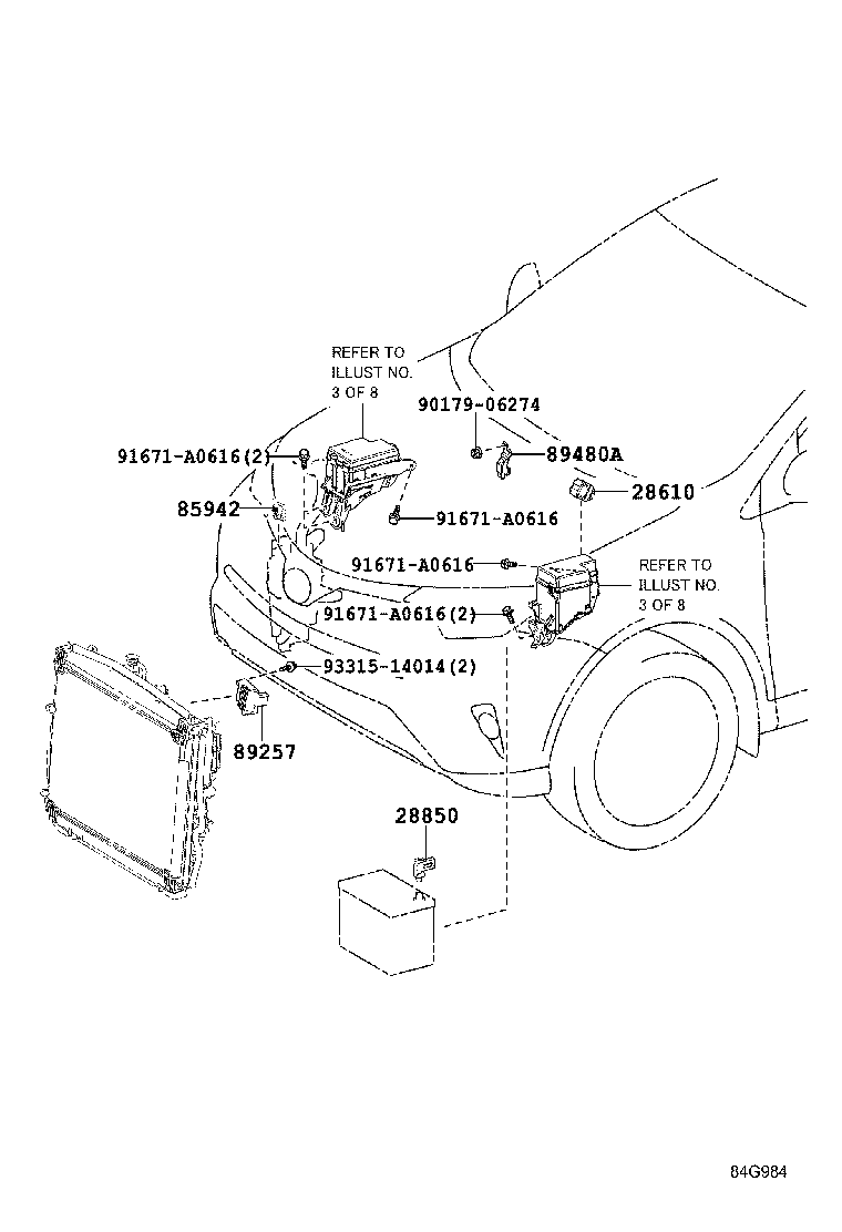 84140-42130 SWITCH ASSY, HEADLAMP DIMMER product image