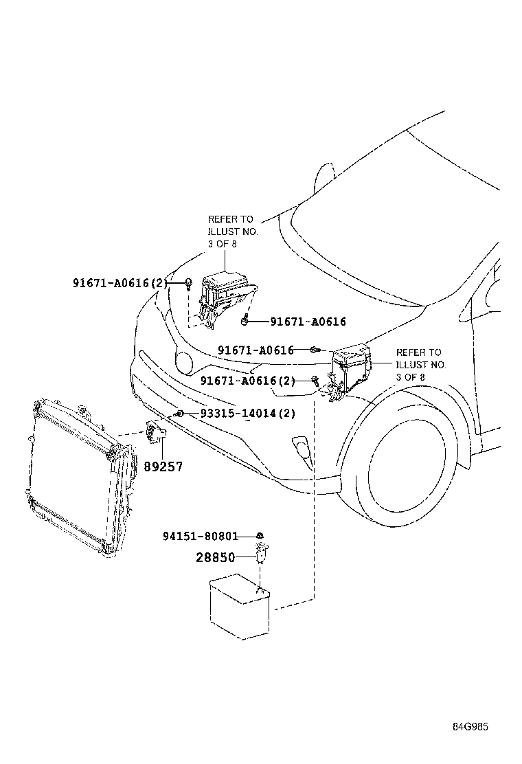 82730-42801 BLOCK ASSY, INSTRUMENT PANEL JUNCTION product image