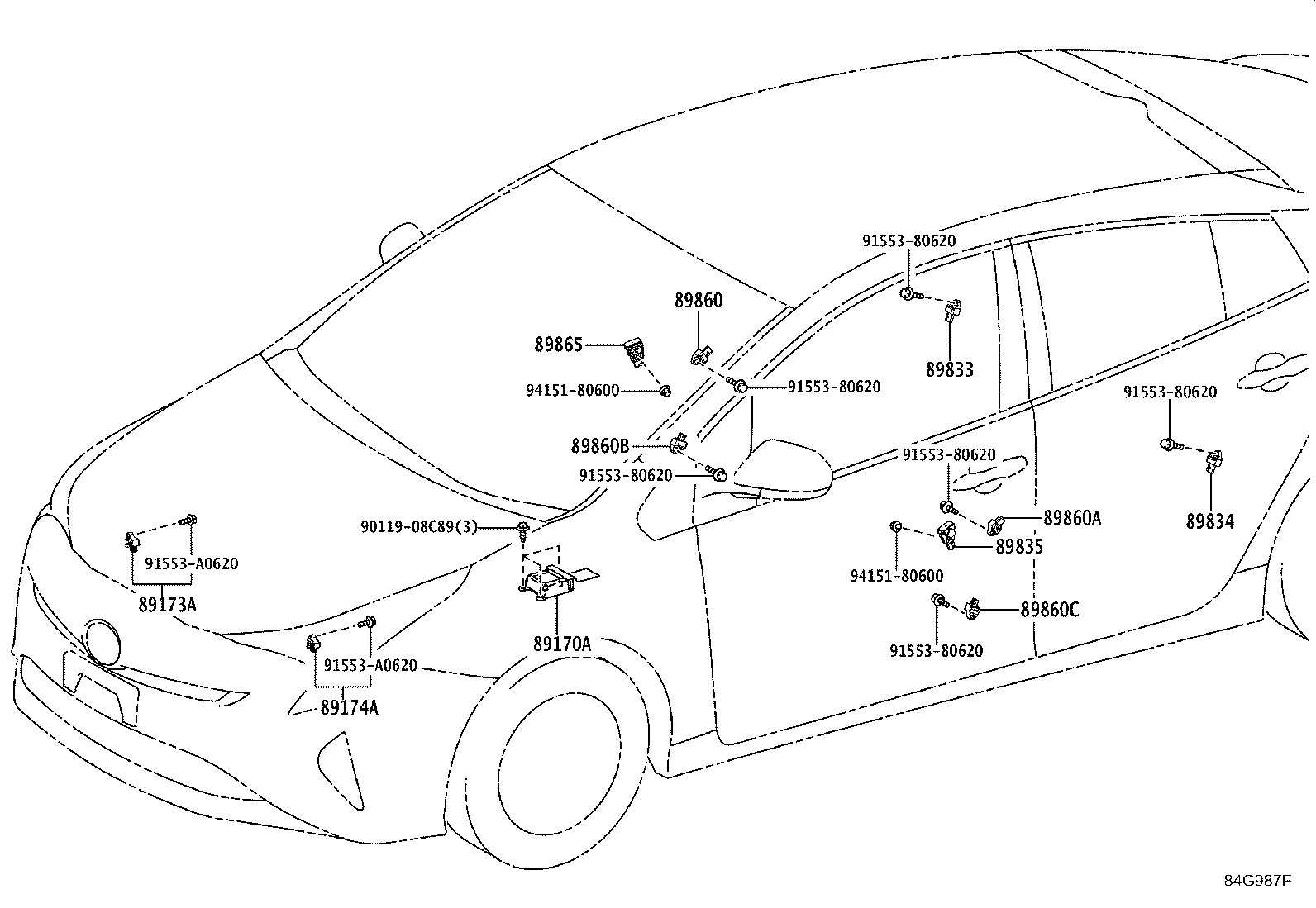 89170-47A10 COMPUTER ASSY, AIR BAG product image