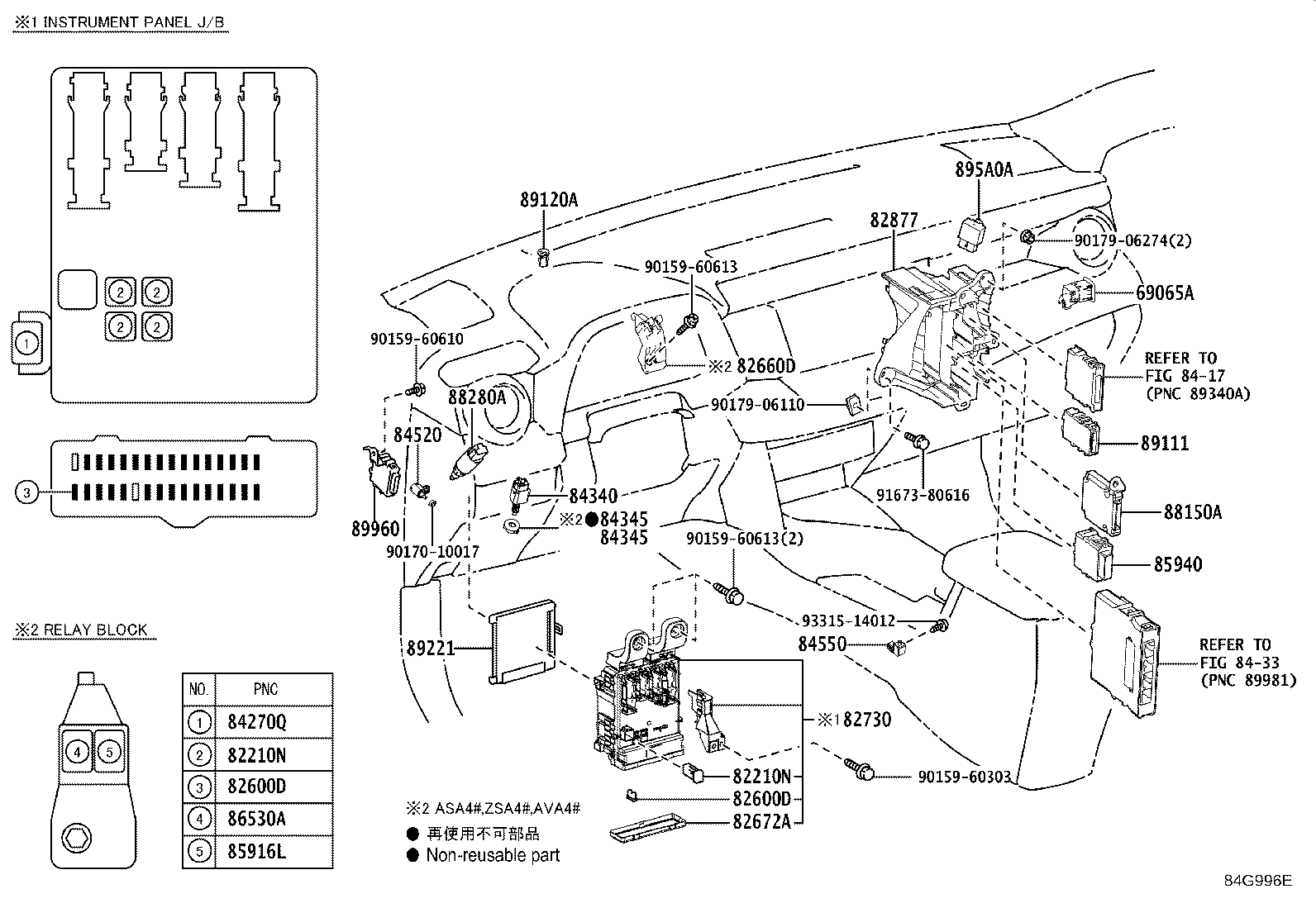 84140-42130 SWITCH ASSY, HEADLAMP DIMMER product image
