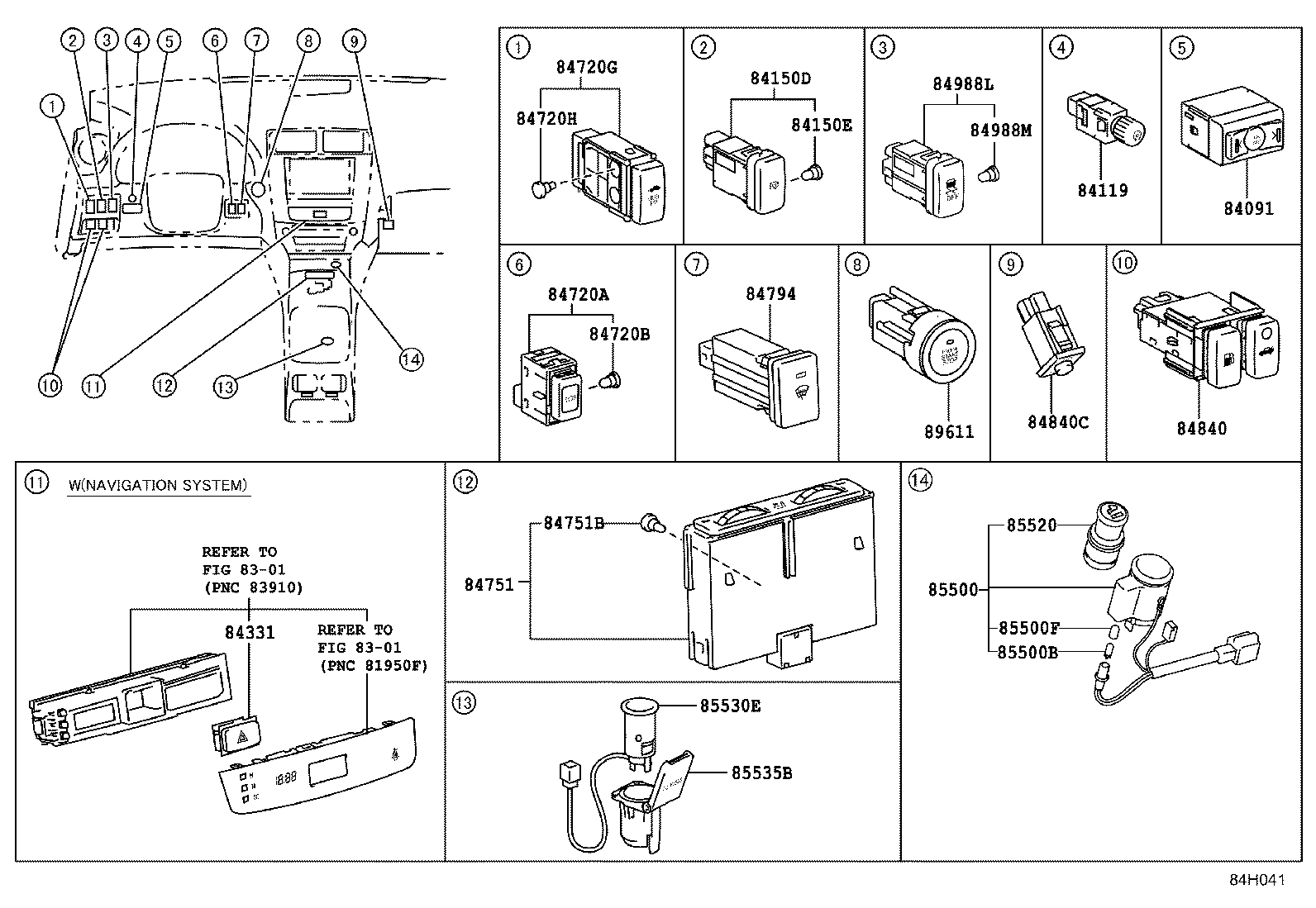 83320-53050 GAGE ASSY, FUEL SENDER product image