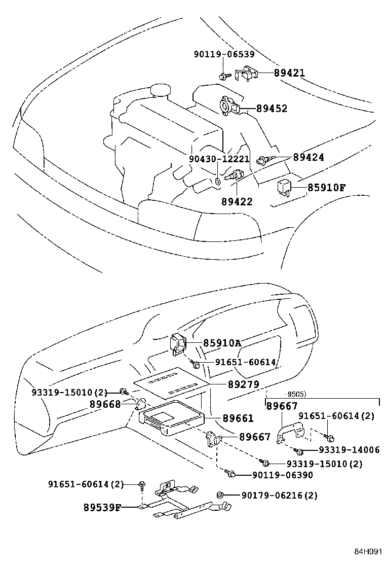 89661-1A180 COMPUTER, ENGINE CONTROL product image