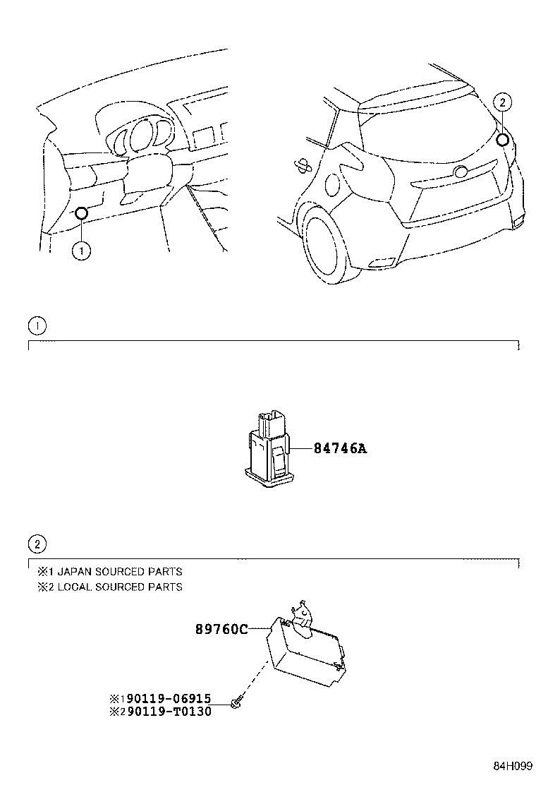 89760-52060 RECEIVER ASSY, TIRE PRESSURE MONITOR product image