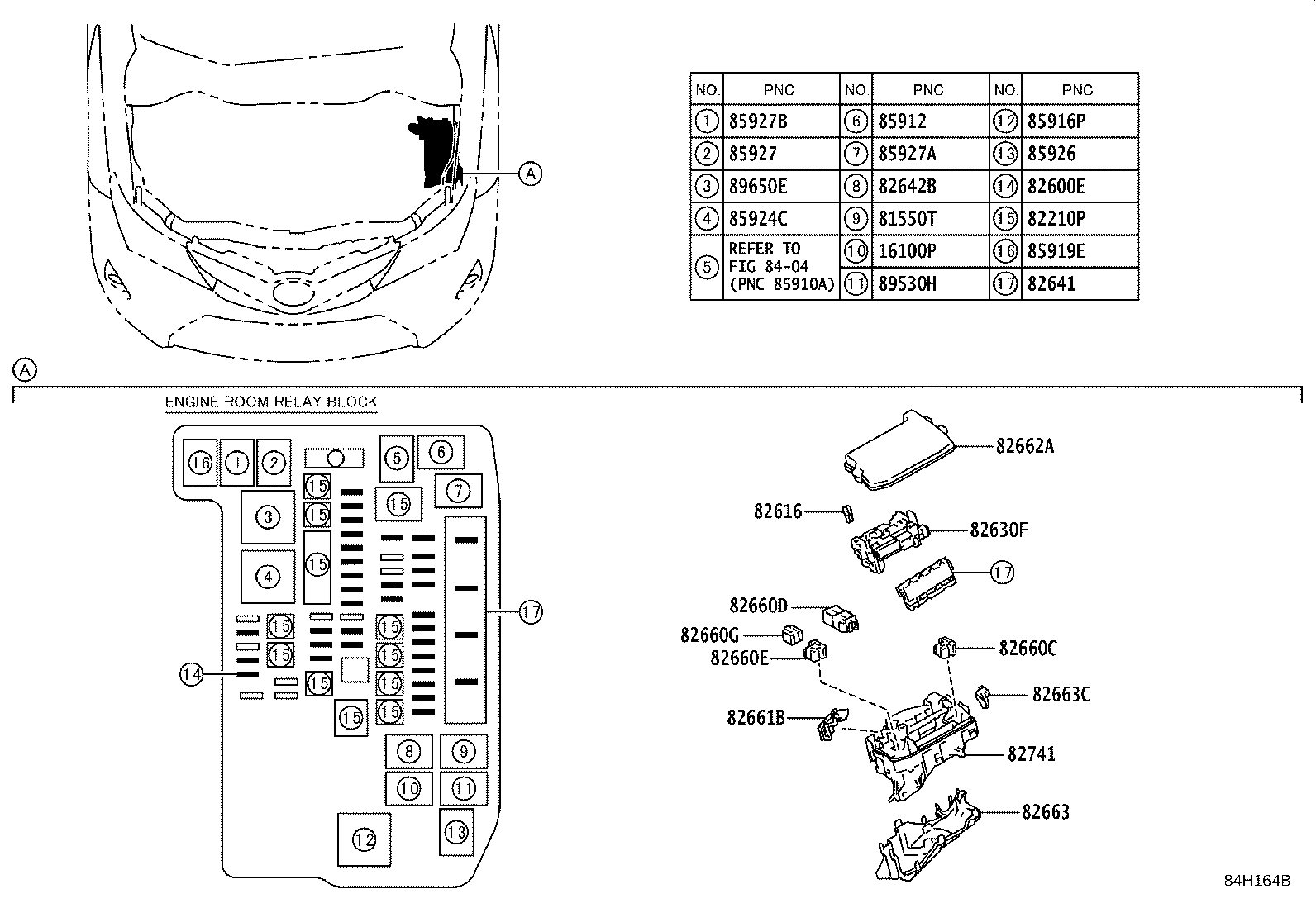 84332-12550 SWITCH ASSY, HAZARD WARNING SIGNAL product image