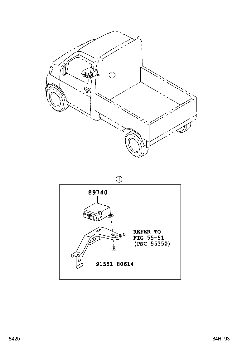 89740-B5040 COMPUTER ASSY, DOOR CONTROL W/RECEIVER product image