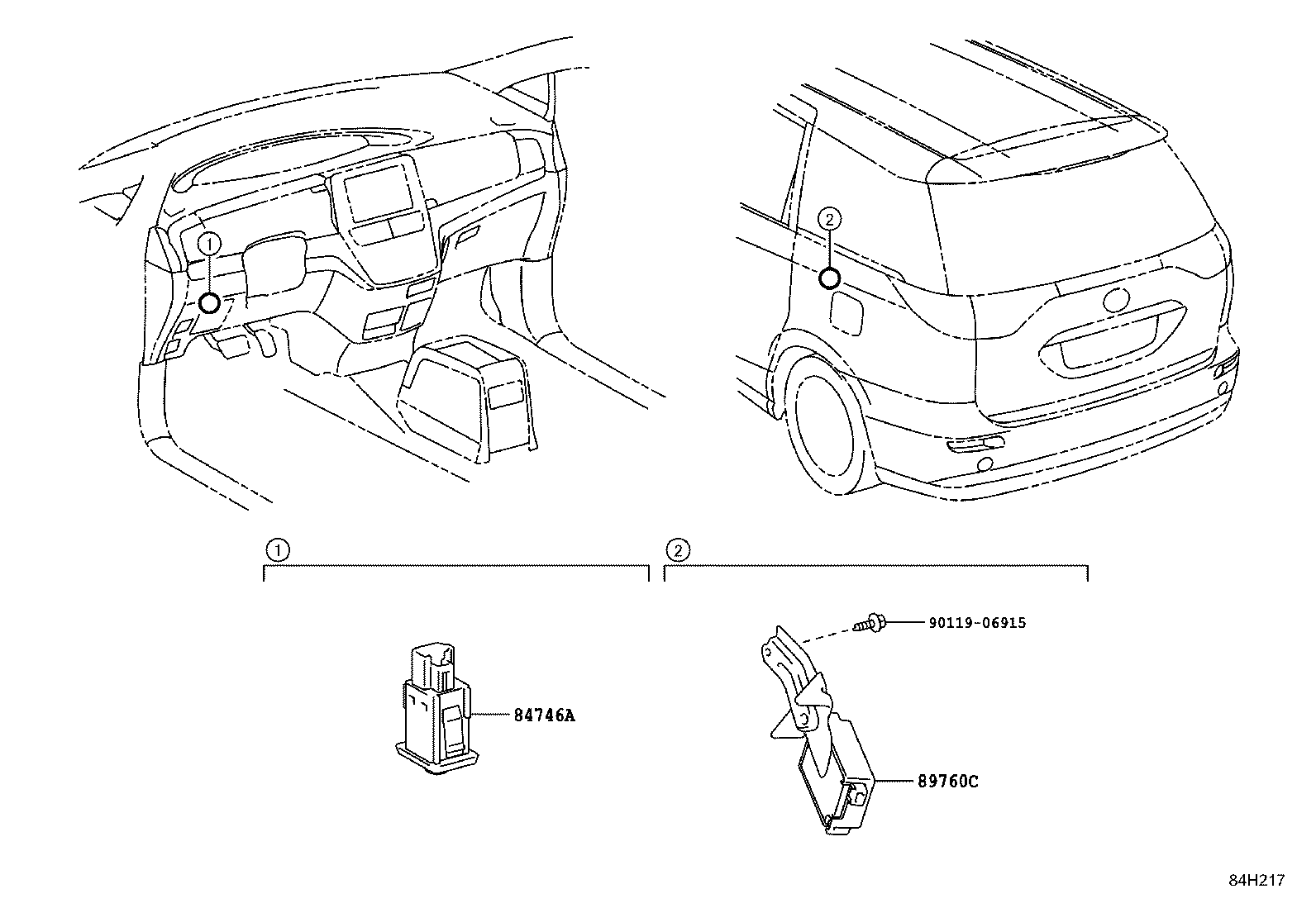 89760-28010 RECEIVER ASSY, TIRE PRESSURE MONITOR product image