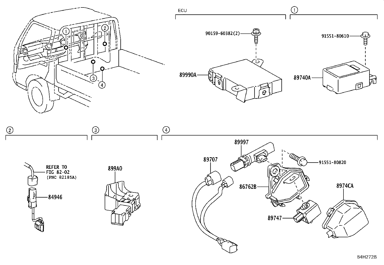 89741-37150 RECEIVER, DOOR CONTROL product image
