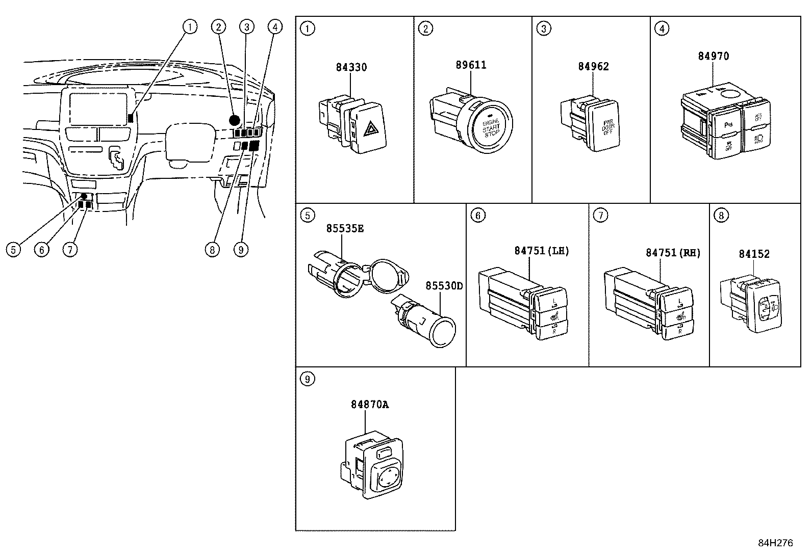 82663-28040 COVER, RELAY BLOCK, LOWER, NO.2 product image