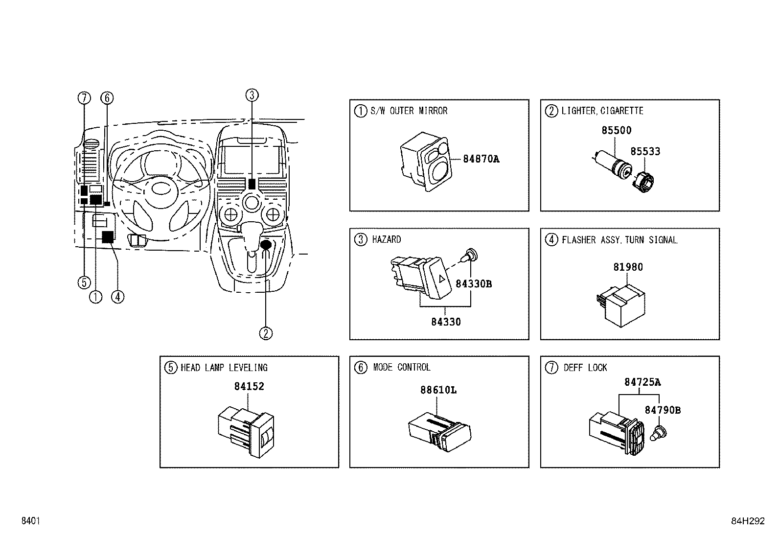 74468-B4010 BRACKET, RELAY BLOCK product image