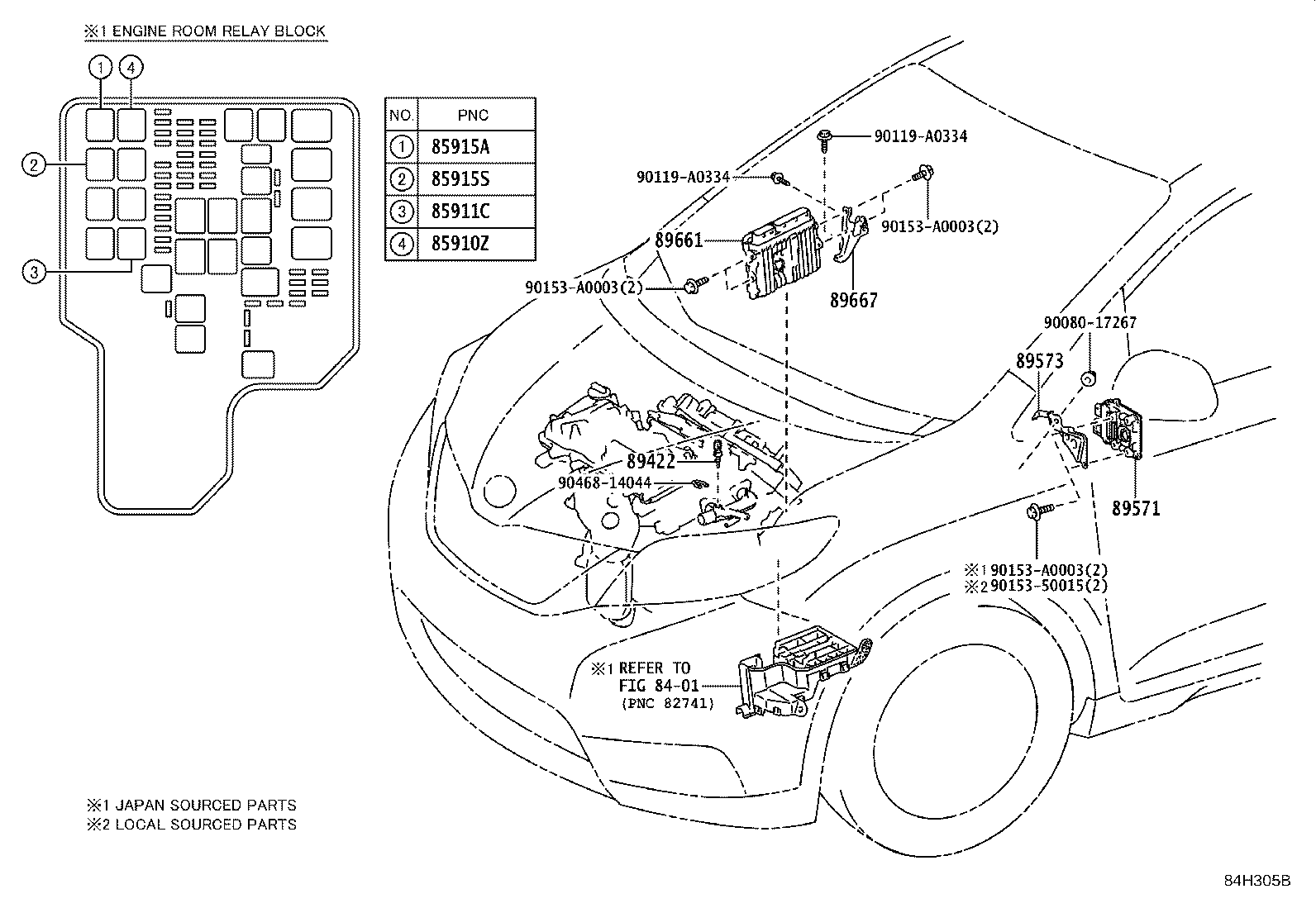 89661-08381 COMPUTER, ENGINE CONTROL product image