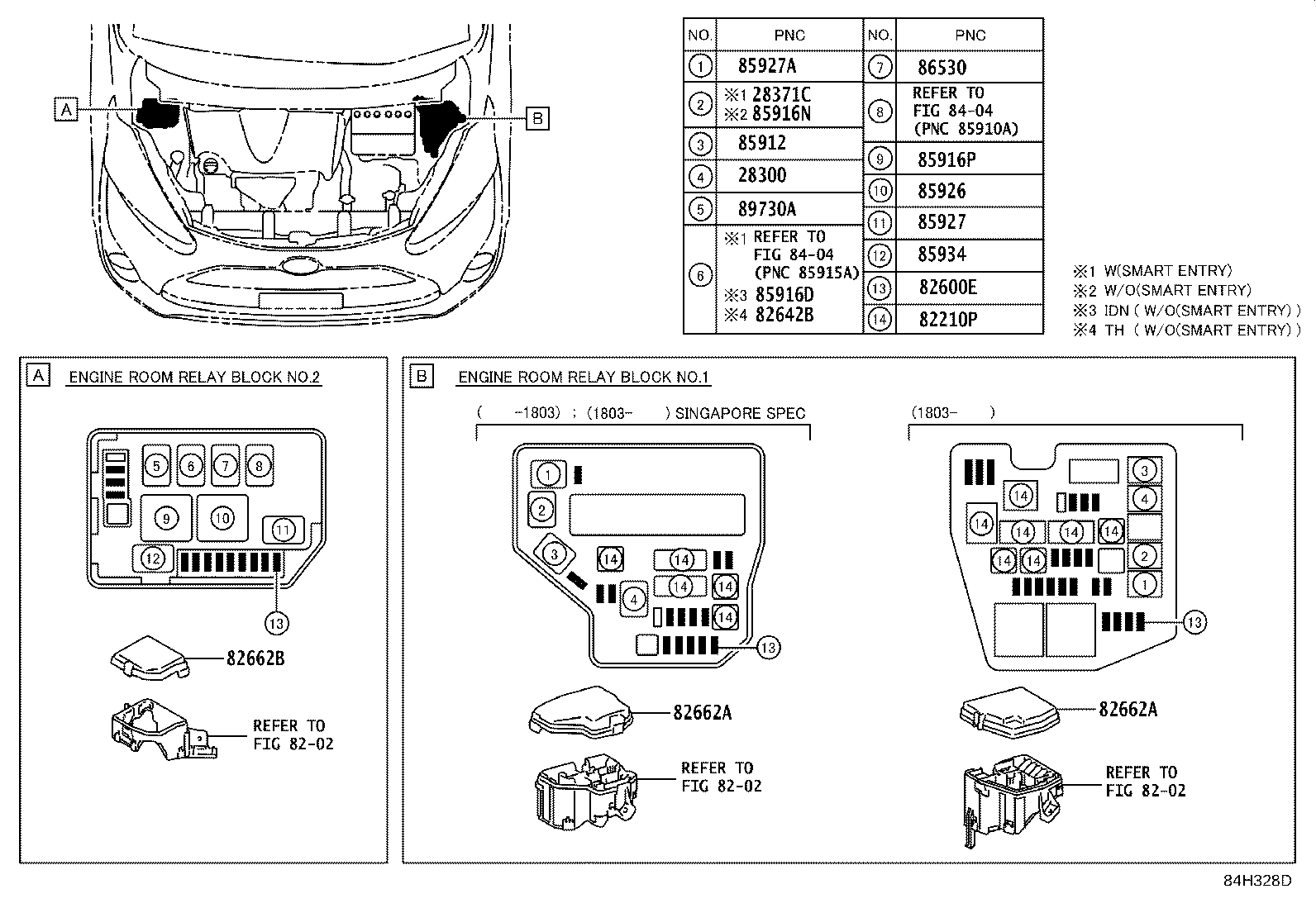 84152-0D100 SWITCH, HEADLAMP LEVELING product image
