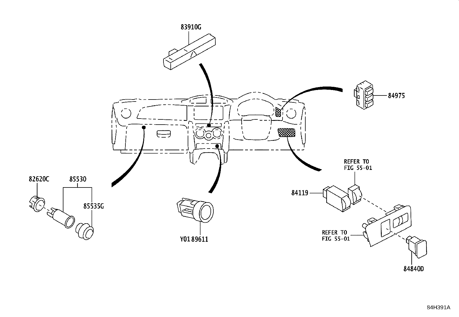 SU003-08157 SWITCH ASSY, POWER WINDOW REGULATOR product image